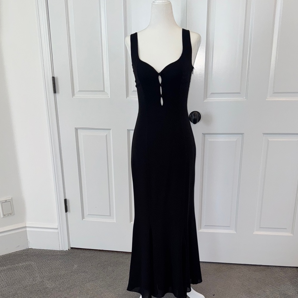 Elegant Black Reformation Laine Sleeveless Dress